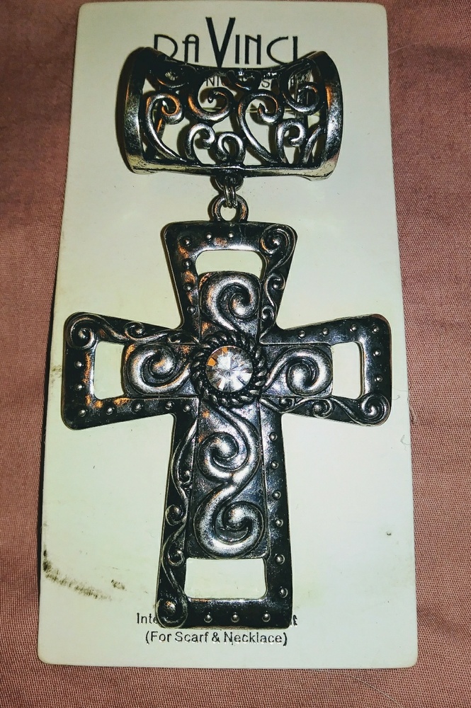 Cross Scarf Ring